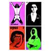 Image 1 : Lot de 4 affiches psychedeliques   Joconde (Cieslewicz) / Opus Internationnal (Topor) / Arra...