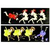Image 1 : Lot de 2 French Cancan par Edouard Bernard  BERNARD EDOUARD French Cancan (jaune) / French...