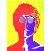 Image 1 : John Lennon AVEDON For the Daily Express Waterlow & Sons Ltd Aff. N.E. B.E. B + Trous de punaises...