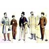 Image 1 : Hommes.        Camis   Paris Aff. N.E.    B.E.  B -  Manques dans l'image/ missing paper in...