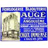 Image 1 : Horlogerie Bijouterie Maison Auger       Angouleme (Charente)   Maison la plus importante de la r...