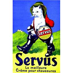 Servus   La meilleure creme pour chaussures.     KUNSTANST. LEOP.KRAATZ   Berlin Aff. N.E.    T.B...