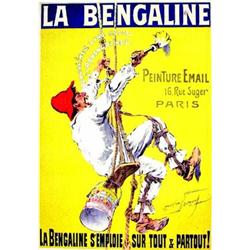 La Bengaline  NEUMONT MAURICE Bengalinez sans cesse et rebengalinez sans cesse. Peinture email. P...