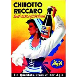 Agis - Chinotto Reccaro.   Herrb-suss, erfrischend. Ein Qualitäts - Produkt der Agis.     Hug &...