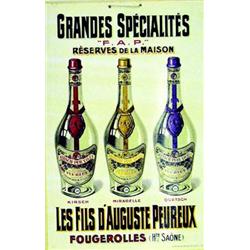 Les fils d'Auguste Peureux       Fougerole - Haute Saone   Grandes specialites - reserves de la...