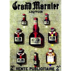 Grand Marnier   Liquor. 2 fr ven,te publicitaire.     Draeger Aff. N.E.    B.E.  B - 500/800 €...