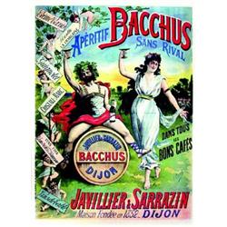 Bacchus Aperitif sans rival       Dijon (Côte-d'Or)  CLOUET  E. Creme cassis. Absinthe La Francai...