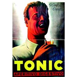 Tonic.  GROS MARIO Aperitivo dicestivo     Gros. Monti & cie   Torino Aff. N.E.    B.E.  B + 300/...