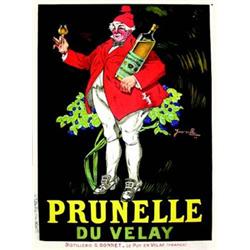 Prunelle du Velay.     1922  Le Puy en Velay - Haute Loire  JARVILLE Distillerie G. Bonnet - Le P...
