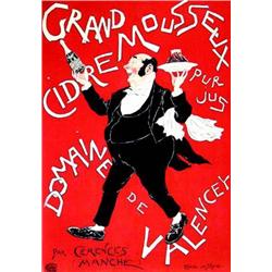 Grand cidre mousseux       Cerences (Manche)  LE MOUEL EUGENE Pur jus. Domaine de Valencey.     C...