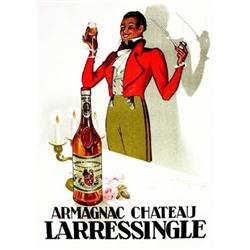 Armagnac Chateau Larressingle.     1938  MONNIER HENRI Ancien domaine de l'Abbaye. Pierre Condom....