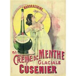 Mandragorine creme de menthe glaciale Cusenier  PAL E. Cusenier Fils aîne & Cie Societe Ano...