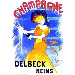 Champagne Delbeck Reims. Reims - Marne CAPPIELLO Vercasson & Cie Paris Aff. E. B.E. B + 2500/3000...