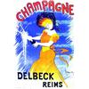 Image 1 : Champagne Delbeck Reims. Reims - Marne CAPPIELLO Vercasson & Cie Paris Aff. E. B.E. B + 2500/3000...