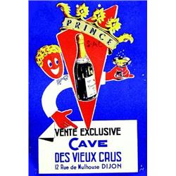 Cave des Vieux Crus     1957  Dijon (Côte-d'Or)  Bullier M. Vente exclusive. 12, rue de Mulhouse...