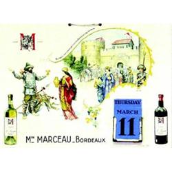 Min Marceau Bordeaux  HEROUARD Trade mark. Bordeaux was reserved from the barbarian by the wine....