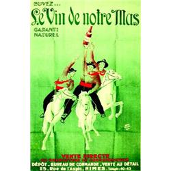 Buvez le vin de notre Mas     1934  Nîmes - Gard  MORNAS ANDRE Garanti naturel     AZEMARD Cousin...