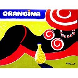 Orangina VILLEMOT Karcher Aubervilliers Aff. N.E. B.E. B + 150/300 € 44,5 x 59,5 cm 980/1970 FF...