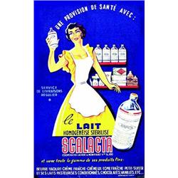 Le lait homogeneise sterilise Scalacta.  DARAGNES P. Et avec toute la gamme de ses produits fins...