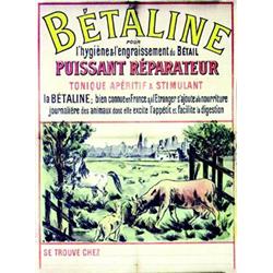 Betaline Pour l'hygiene et l'engraissement du betail - Puissant reparateur - Tonique, aperitif &...