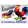 Image 1 : Virginia   El cigarrillo vencedor !     A. Trub & Cie   Aarau Aff. N.E.    B.E.  B + 610/910 € 4...
