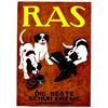 Image 1 : RAS, die beste schuh creme     1917  E. CARDINAUX Garantiert säureferei.     Wolfensberger   Zu...