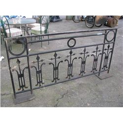 Custom Made Iron railing 3' x 6'