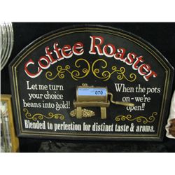 Wooden Coffee Sign