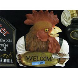 Rooster Plaque