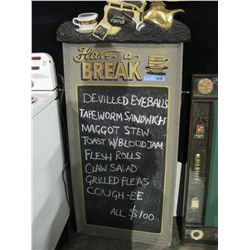 HAVE A BREAK MENU BOARD