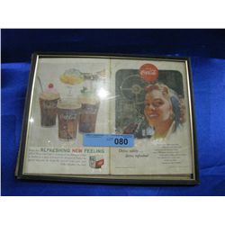FRAMED COKE AD