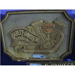 WOODEN HARLEY DAVIDSON AD
