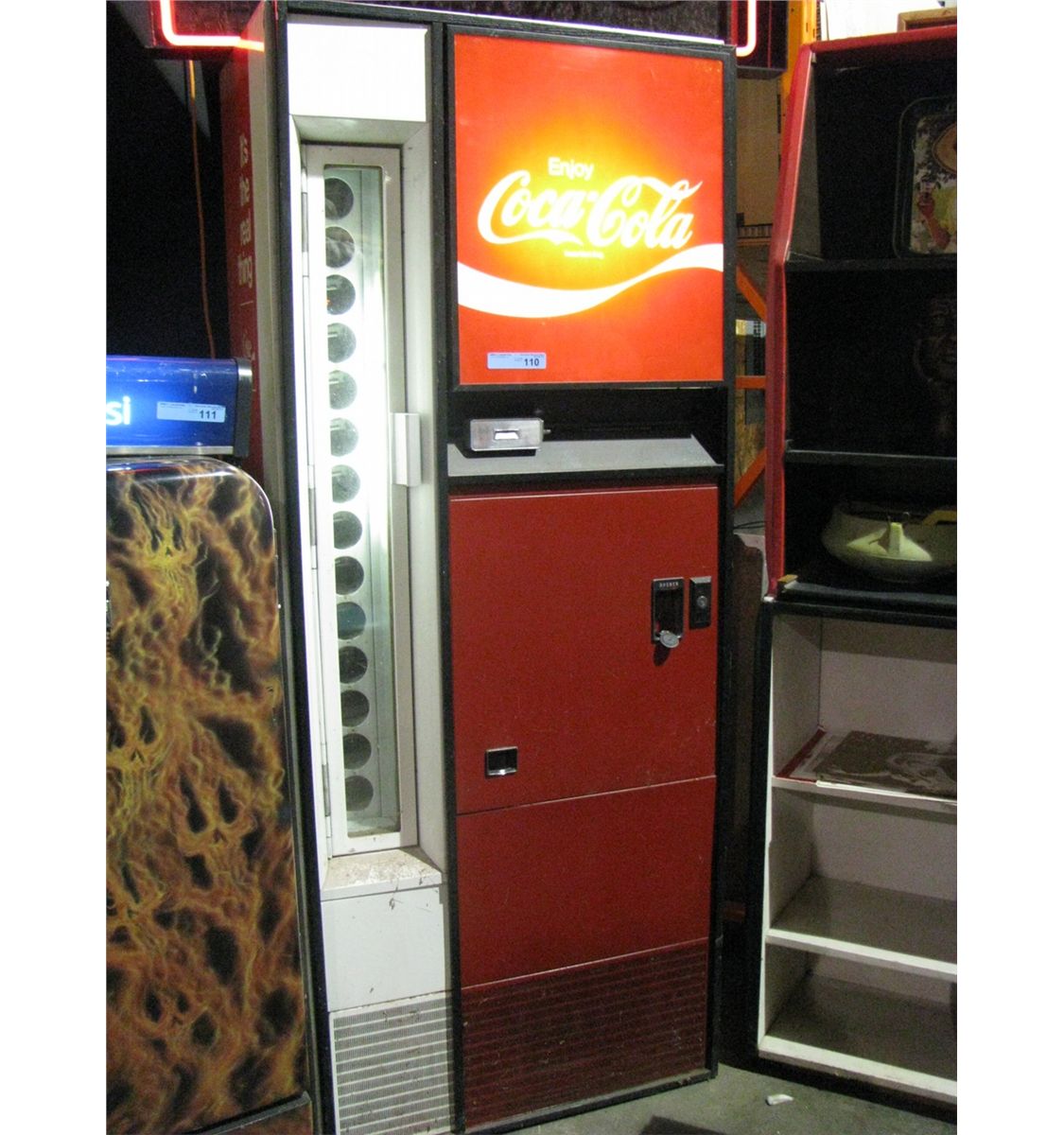 FULL SIZED COCA COLA BOTTLE MACHINE