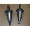 Image 1 : Cat 50 Lyndex End Mill Holder, 3/8" Hole, No Numbers