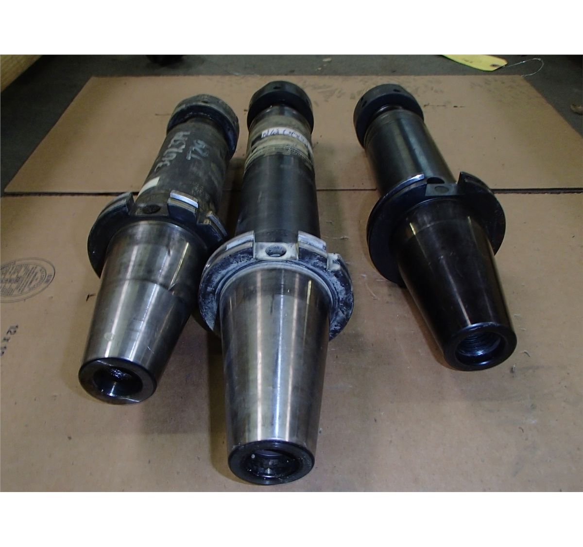 Cat 50 Sandvik Deep pocketing Collet Chucks, Holds TG100 Collets - BTM ...