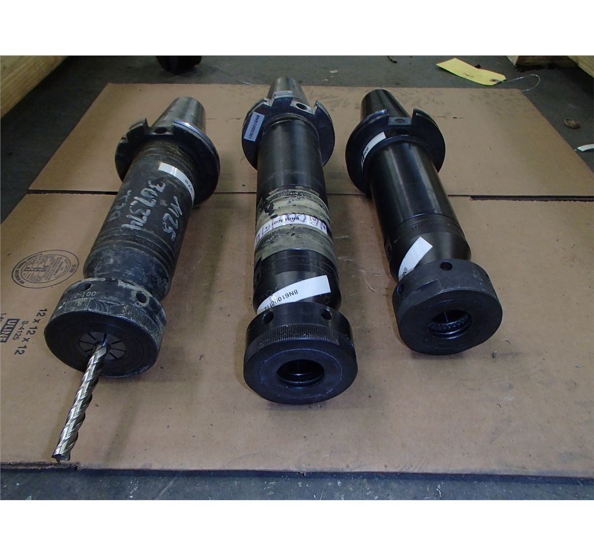 Cat 50 Sandvik Deep pocketing Collet Chucks, Holds TG100 Collets - BTM ...