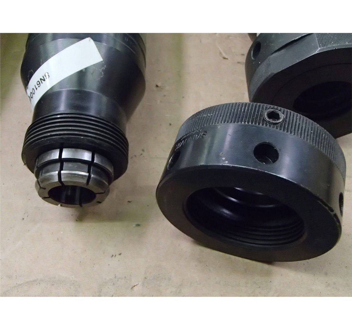 Cat 50 Sandvik Deep pocketing Collet Chucks, Holds TG100 Collets - BTM ...