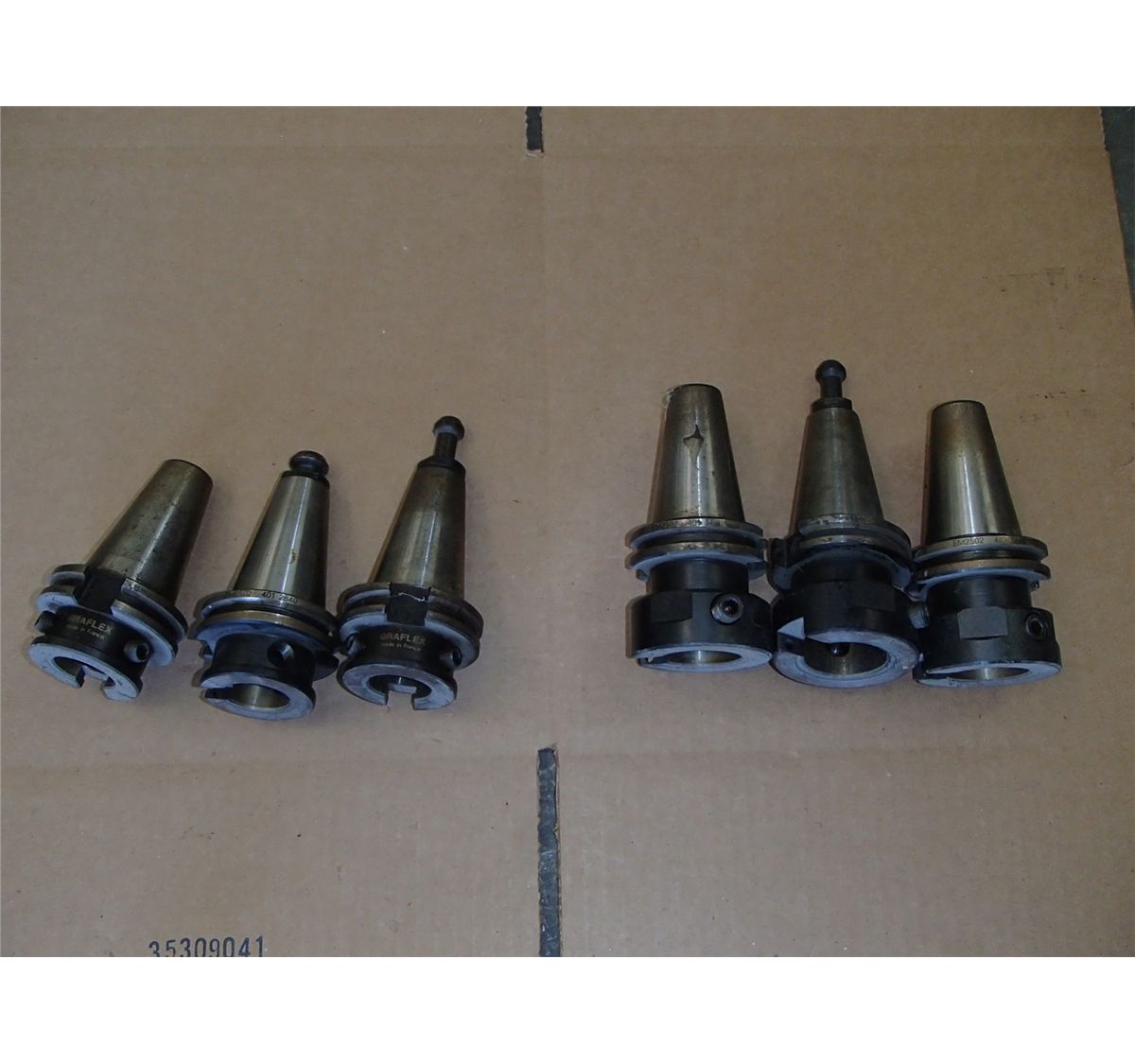 Cat 40 Basic Tool Holders by Graflex, M/N's (3) EM2502 401 3660, (3