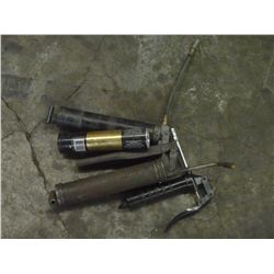 Lot of Grease Guns, Including Refills