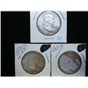 1958-D,59-D & 60-D FRANKLIN HALF DOLLARS