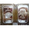 Image 2 : 2-1 OUNCE .999 FINE SILVER INGOTS BUFFALO/INDIAN