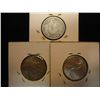 Image 2 : 1939,41 & 47 CANADA SILVER 25 CENTS