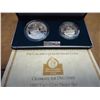 Image 2 : 1992 COLUMBUS QUINCENTENARY 2 COIN PROOF SET