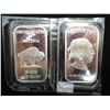 Image 2 : 2-1 OZ. .999 SILVER INGOTS BUFFALO / INDIAN