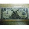 Image 1 : 1899 LARGE SIZE $1 SILVER CERTIFICATE BLACK EAGLE