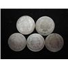 Image 2 : 5 ASSORTED 1860'S SEATED LIBERTY DIMES