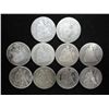 Image 1 : 10 ASSORTED 1890'S SEATED LIBERTY DIMES