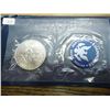 Image 2 : 1972-S IKE SILVER DOLLAR UNC (BLUE PACK)