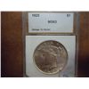 Image 1 : 1925 PEACE SILVER DOLLAR PCI MS63