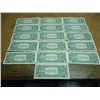 Image 2 : 16 ASSORTED 1957 $1 SILVER CERTIFICATES